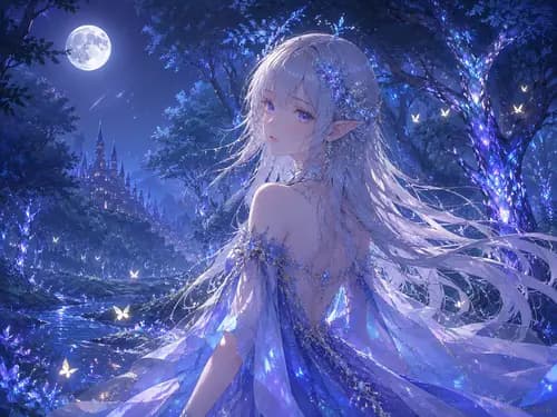 森林精灵少女概念图